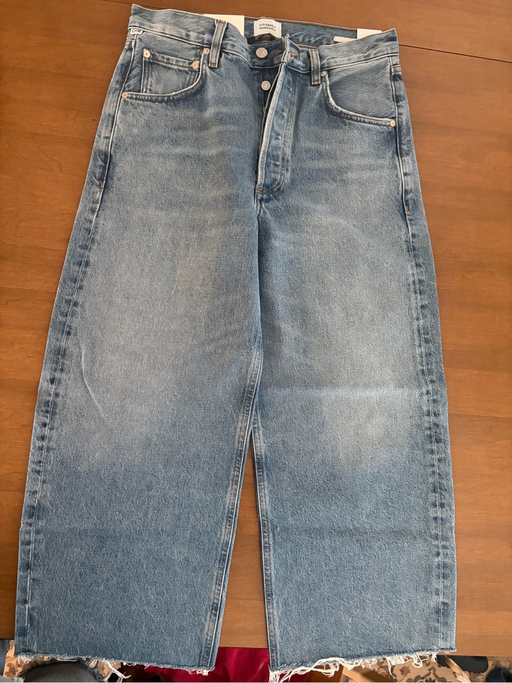 Citizens Of Humanity Ayla Raw Hem Crop Jea s - Picture 1 of 4